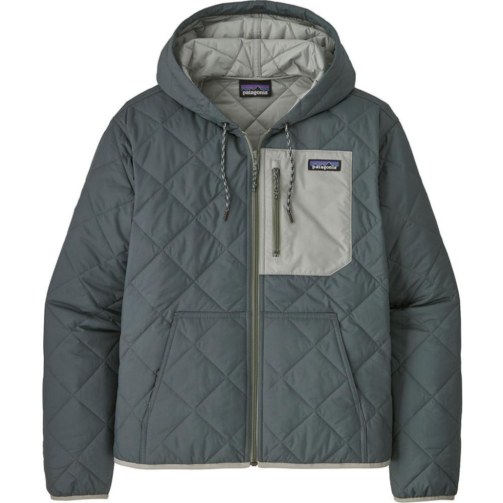 NWOT Patagonia Women's Diamond Quilted Bomber Hoody Size XS Nouveau Green